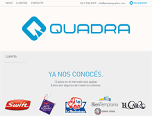 Tablet Screenshot of estudioquadra.com